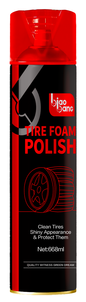 Biaobang Tyre Foam Polish – Long-Lasting Tyre Shine