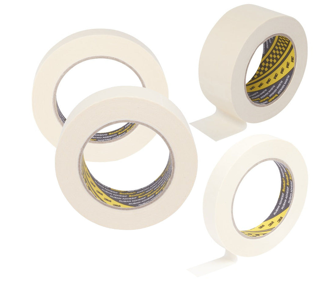 3M Scotch Masking Tape (RLS) - Beige, 50m x 48mm, 24ROL/CV - 06313  