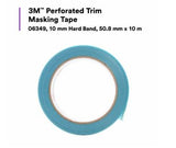3M Perforated Trim Masking Tape - 10 mm Hard Band/50.8 mm x 10 m/6 rolls per case - 06349
