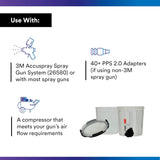 3M PPS Series 2.0 Spray Cup System Kit, Standard (22 fl oz, 650 mL), 125 Micron Filter, 1 kit per case - 26026