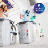 3M PPS Series 2.0 Spray Cup System Kit, Standard (22 fl oz, 650 mL), 125 Micron Filter, 1 kit per case - 26026
