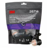 3M Performance Gravity HVLP Atomizing Head Refill Kit - Orange, 1.4 mm, 5 pack, 5 Packs/Case - 26714
