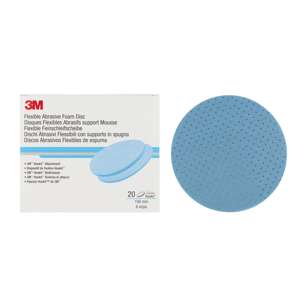3M Hookit Flexible Foam Abrasive Disc - 150 mm, P1500 (20DC/PCK) - 33543